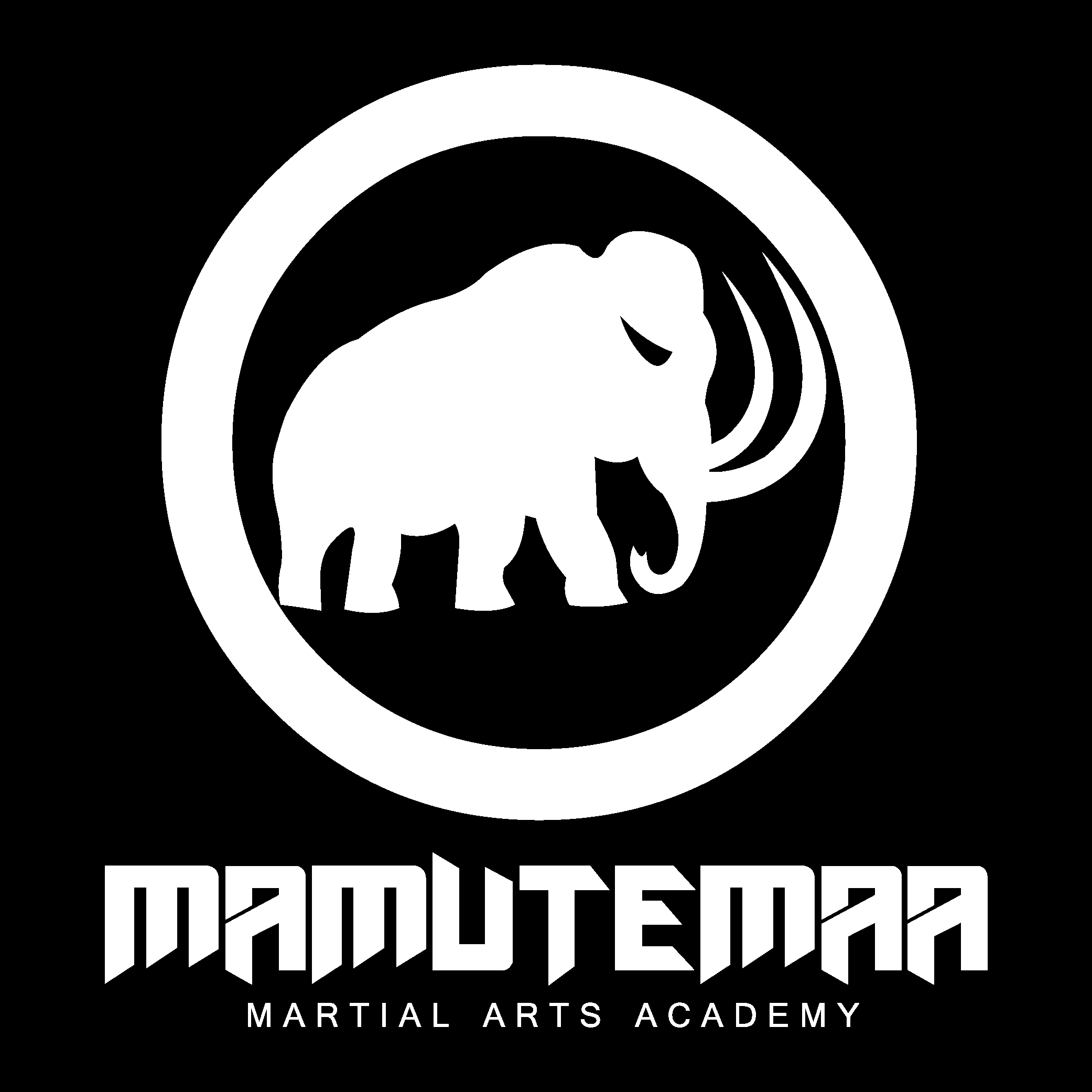 Mamute MAA White Logo Vector Logo